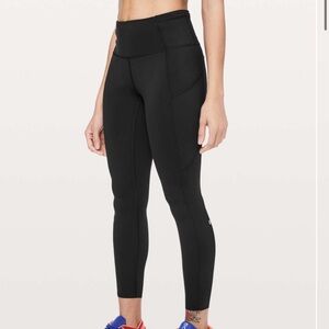 Lululemon Fast & Free 7/8 Tight II *Non-Reflective Nulux 25"
Black